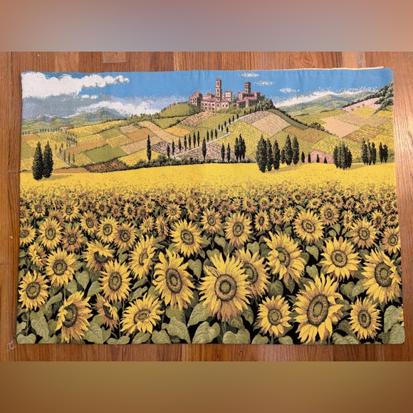 Ras Sunflower Landscape Tapestry